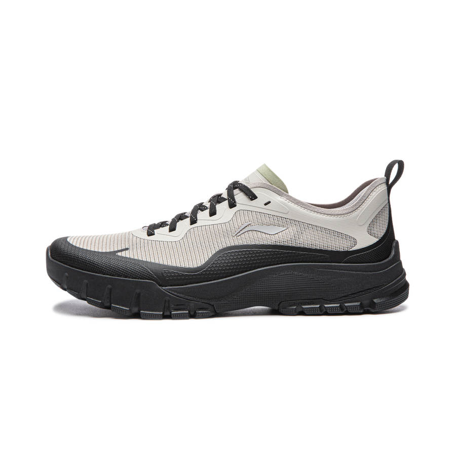 Li-Ning Li Ning Sandstone Low top Casual Shoes Men's Gray Black