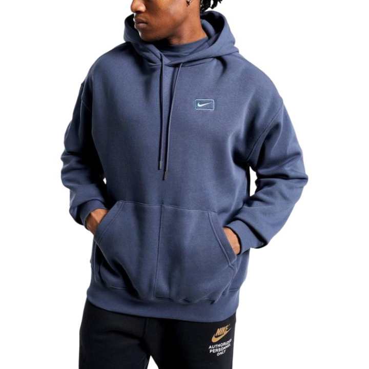 Nike Nike Sweatshirts Men's Blue Hooded Moderate