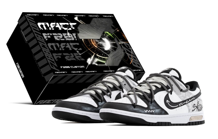 Nike Nike Dunk Box, Graffiti Empire Slip Resistant Abrasion Resistant Slip Resistant Abrasion Resistant Low top