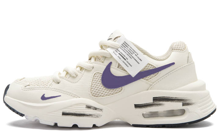 Nike Nike Air Max Fusion Low top Running Shoes Unisex White Purple