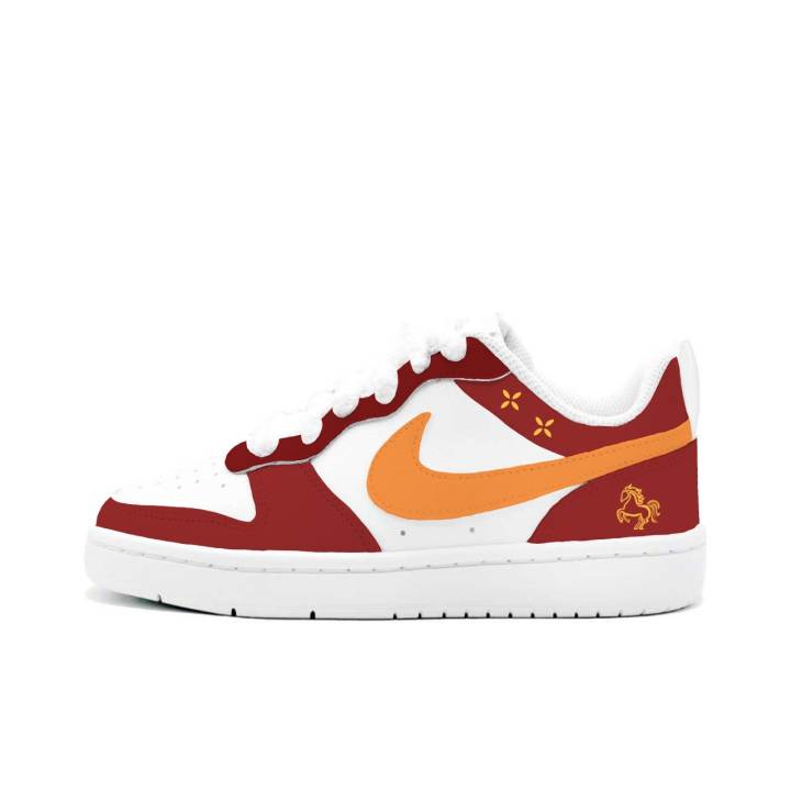 Nike Nike Court Borough 2 Radiant Shadow Leap, Kung Fu Rabbit Leather Cushioning Abrasion Resistant Slip Resistant