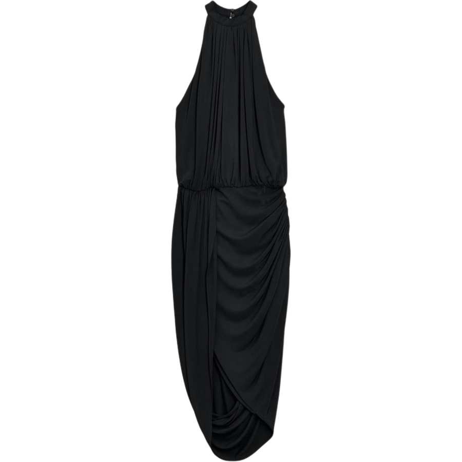 ZARA Sleeveless Dresses Women's Black Moderate Long Skirt