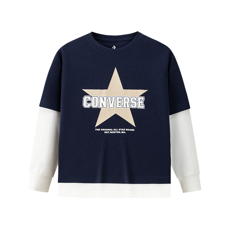 Converse Converse Kids T Shirts Crew Neck Moderate
