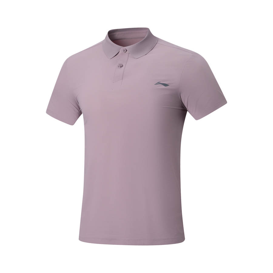 Li-Ning Li Ning Polo Shirt Men's Lotus Gray Purple