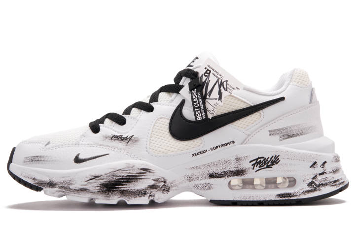 Nike Nike Air Max Fusion Low top Running Shoes Unisex Black White