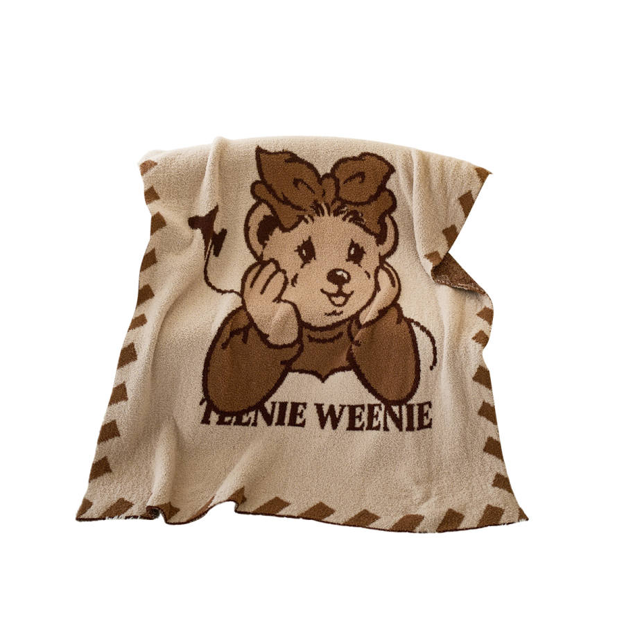 Teenie Weenie Thickened Sofa Small Blanket Office Nap Blanket