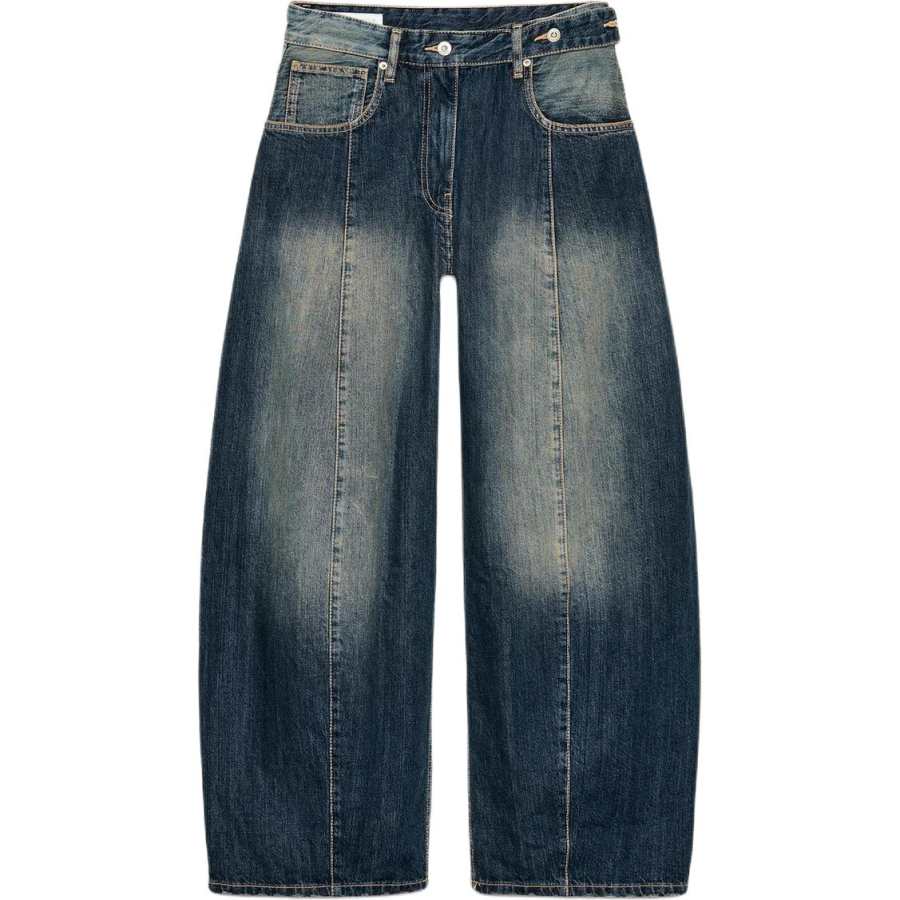 ZARA Trf Jeans Women's Sea Blue Moderate Other