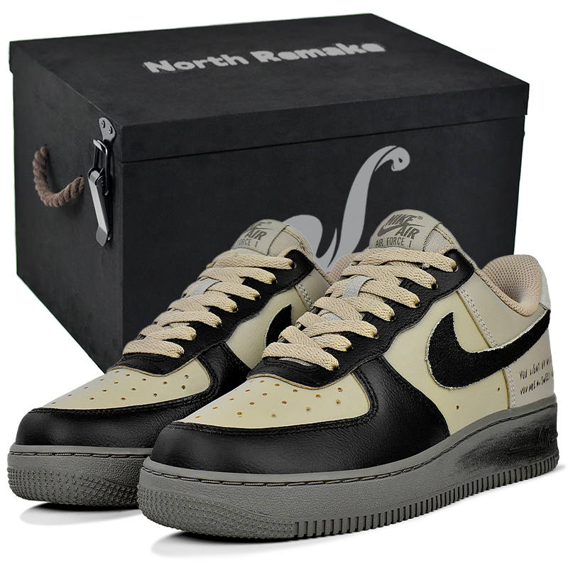 Nike Nike Air Force 1 Abrasion Resistant Low top Skateboard Shoes Unisex