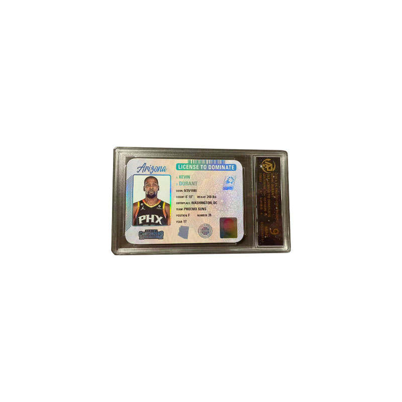 PANINI Contenders Suns, Kevin Durant, Silver Card, Authenticity Card, High Score, Rare Card Graded Cards 1 Pc