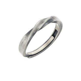 MYSH 925 Sterling Silver Rings Unisex Silver