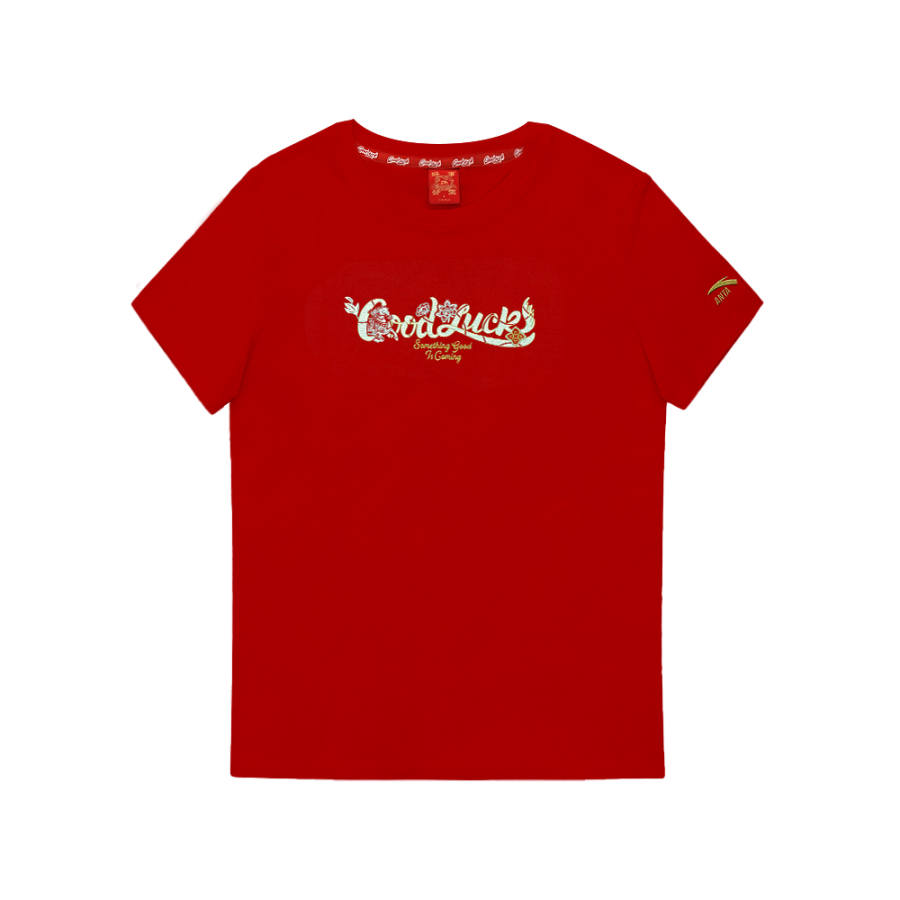 Anta Short Sleeved Women's Rich Red