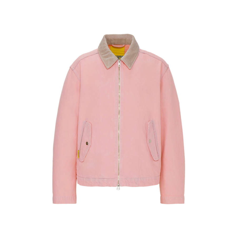 Onitsuka Tiger DENIVITA DENIM BLOUSON Denim Jacket Men's Pink