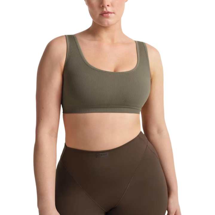 Nike NikeSKIMS Ribbed Seamless Women's Scoop Bra