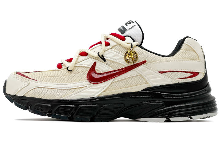 Nike Nike Initiator Low top Casual City Commuting Running Shoes Men's Beige Red