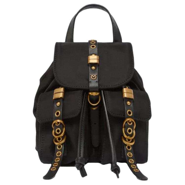 PINKO PINKO Fabric Backpack Mini Women's Black