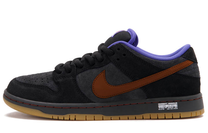 Nike Nike Dunk SB Black Hole A Abrasion Resistant Low top Skateboard Shoes Unisex Black Red