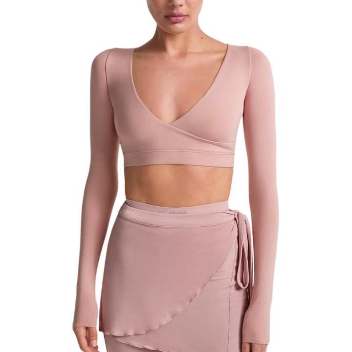 Nike NikeSKIMS Matte Women's Long-Sleeve Wrap Top