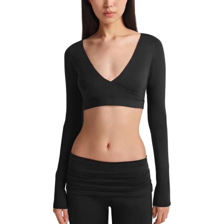 Nike NikeSKIMS Matte Women's Long-Sleeve Wrap Top