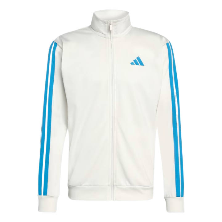 Adidas Adidas Track Jackets Men's Ecru Stand Collar Moderate