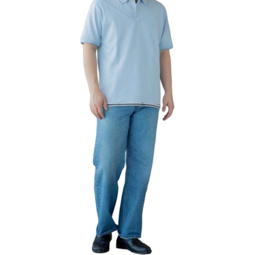 UNIQLO X JW Anderson Jeans Men's Blue Moderate Straight Fit Pants