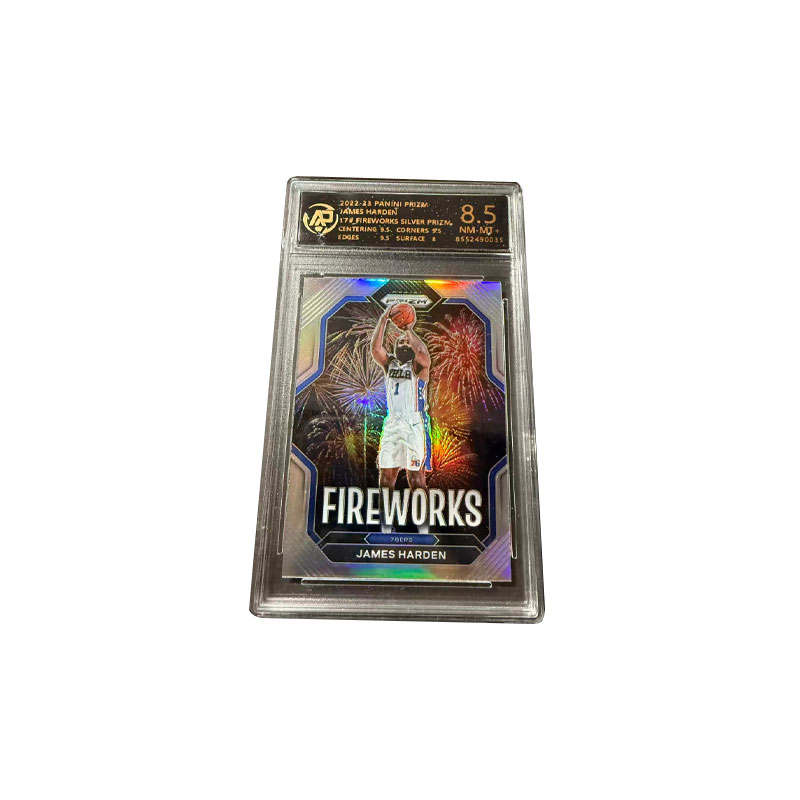 PANINI Prizm Rockets, James Harden, Silver Card, Highlighter Moment, High Score, Rare Card Graded Cards 1 Pc