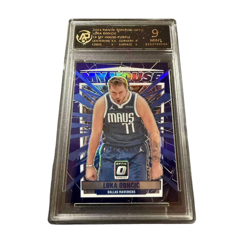 PANINI Donruss Optic Dallas Mavericks, Luka Doncic, Blue Purple Discount, Victory's Roar, High Score Cards, Rare Cards