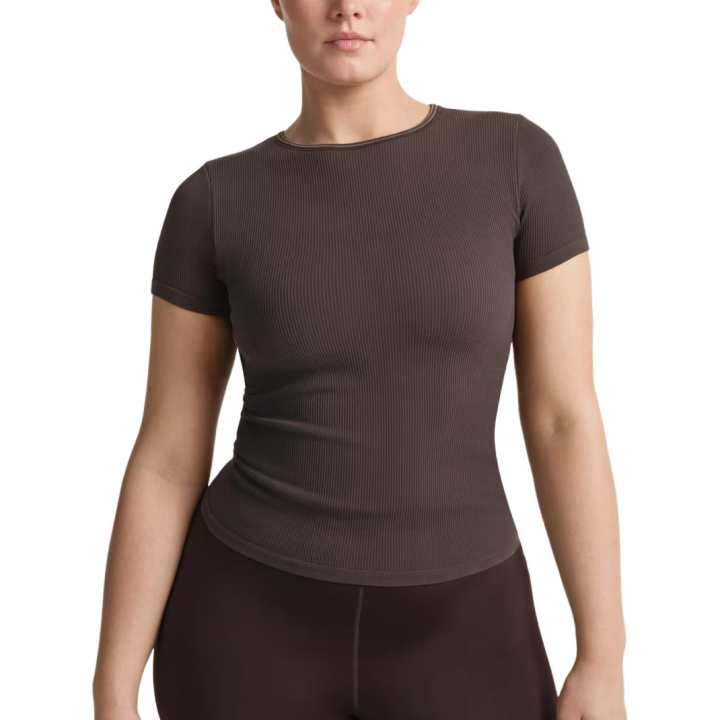 Nike NikeSKIMS Ribbed Seamless Women's Short-Sleeve Top