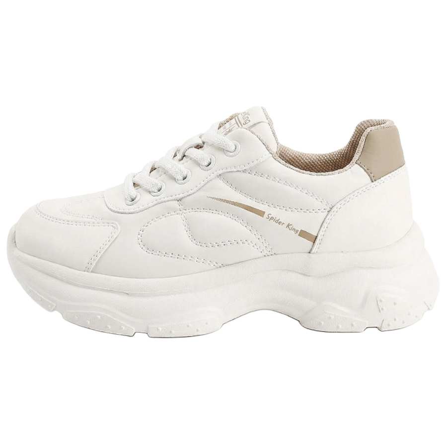 Spider King Synthetic Leather Low top Chunky Sneakers Women's