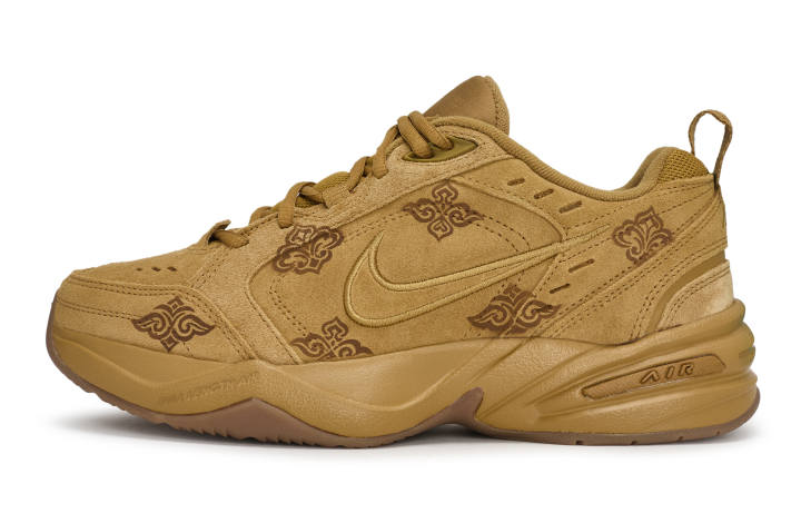 Nike Nike Air Monarch 4 811 Manufacturing, Wood Color Pattern Low top Chunky Sneakers Unisex Brown