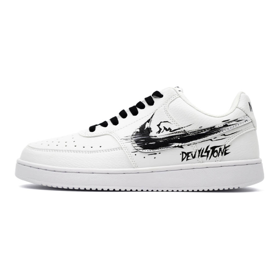 Nike Nike Court Vision 1 Magic Stone Legend Abrasion Resistant Slip Resistant Height Increasing Low top Skateboard Shoes