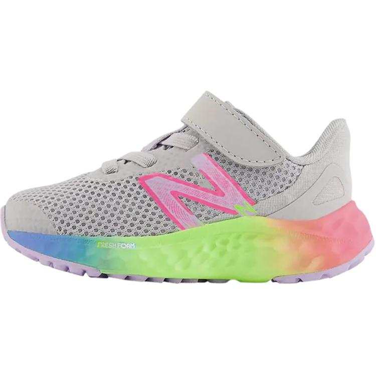 New Balance New Balance NB Fresh Foam Arishi V4 Low top Toddler Shoes Gray Pink Green Infant And Toddler