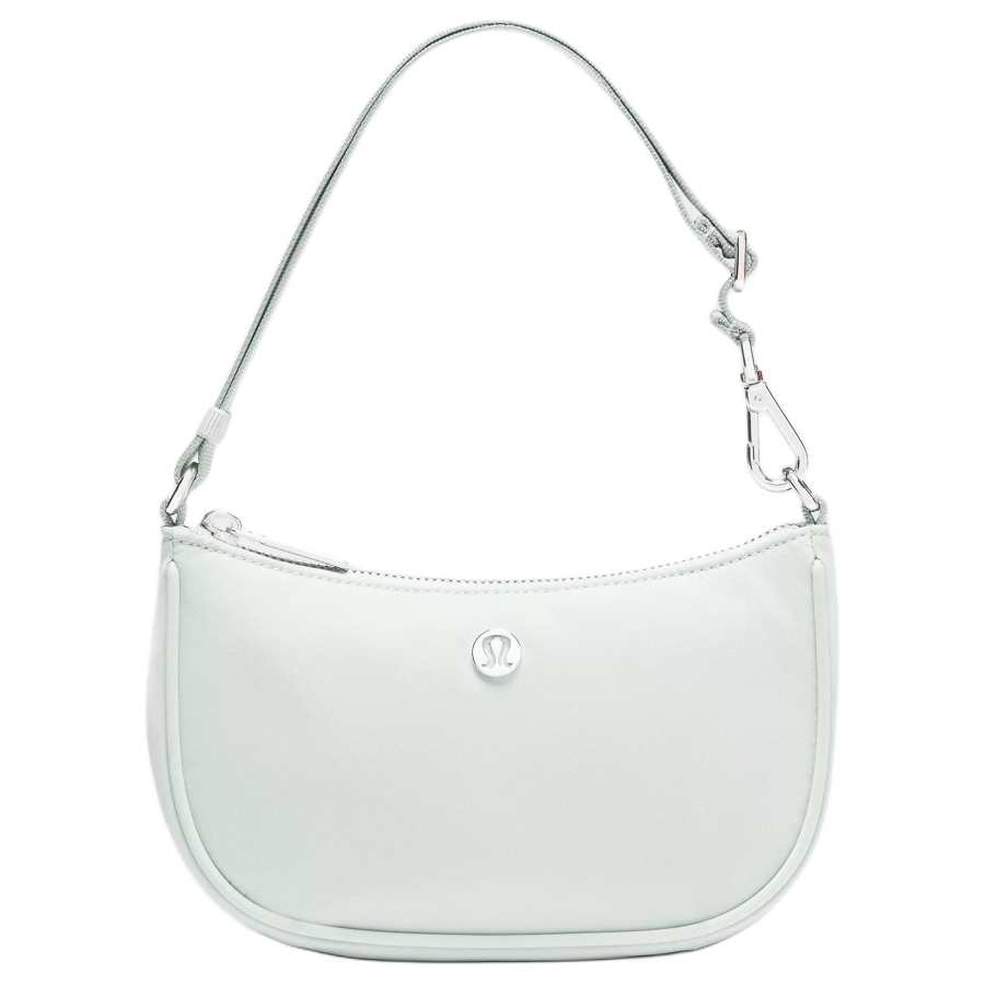 Lululemon City Essentials Nylon Handbag, Shoulder Bag Mini Women's Pelican Color