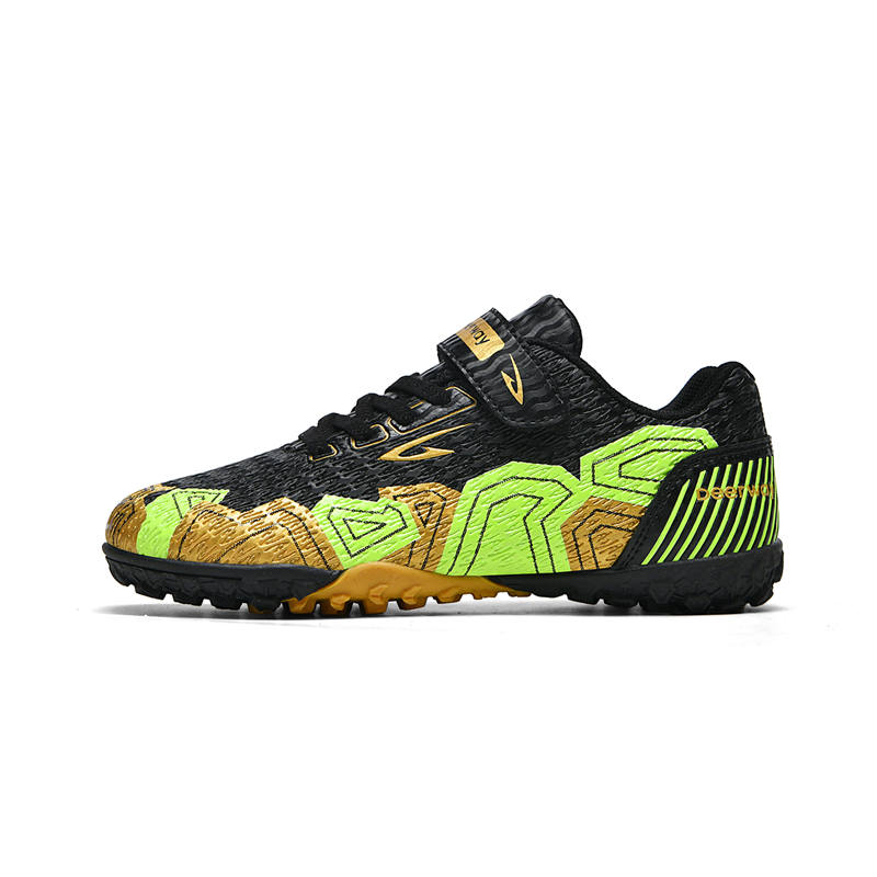 DEERWAY Low top Soccer Shoes Black Yellow Kids'