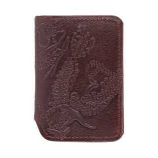OUR LEGACY Cow Leather Card Holder Unisex Abyss Red
