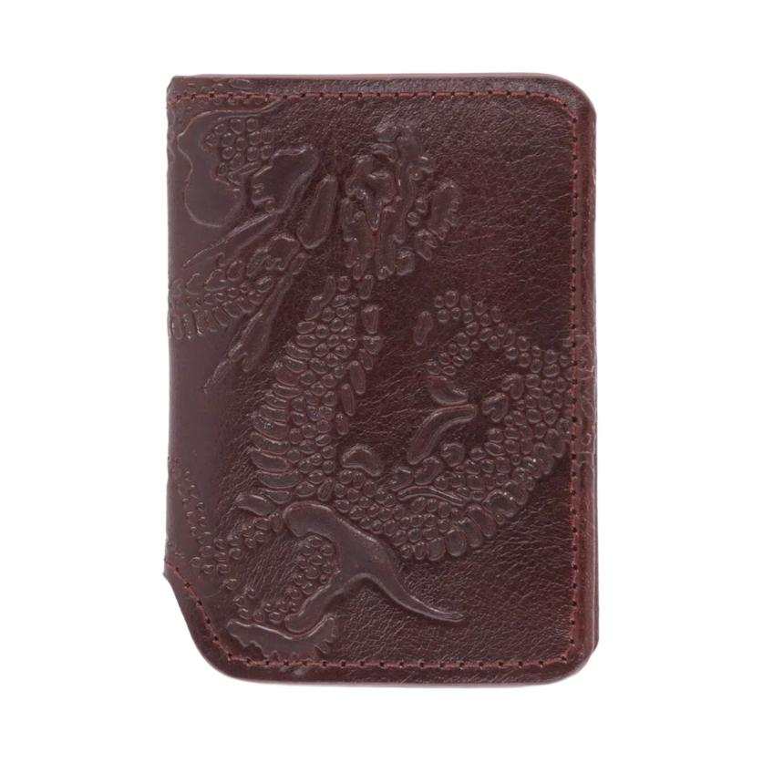 OUR LEGACY Cow Leather Card Holder Unisex Abyss Red