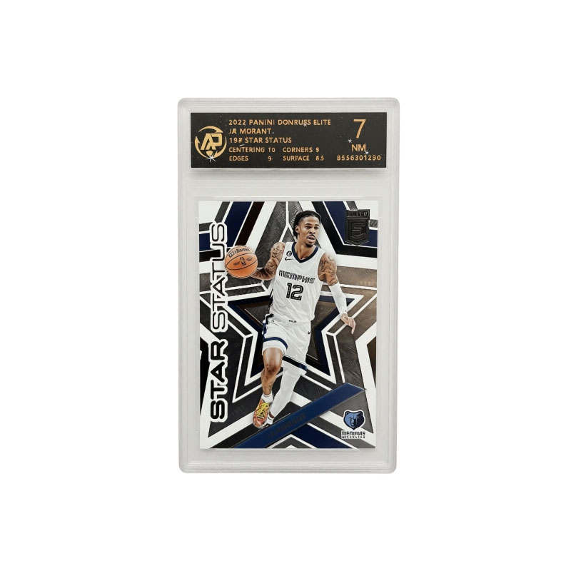 PANINI DONRUSS ELITE Ja Morant, The Grizzlies' Big Man, Five Star Rookie Graded Cards 1 Pc