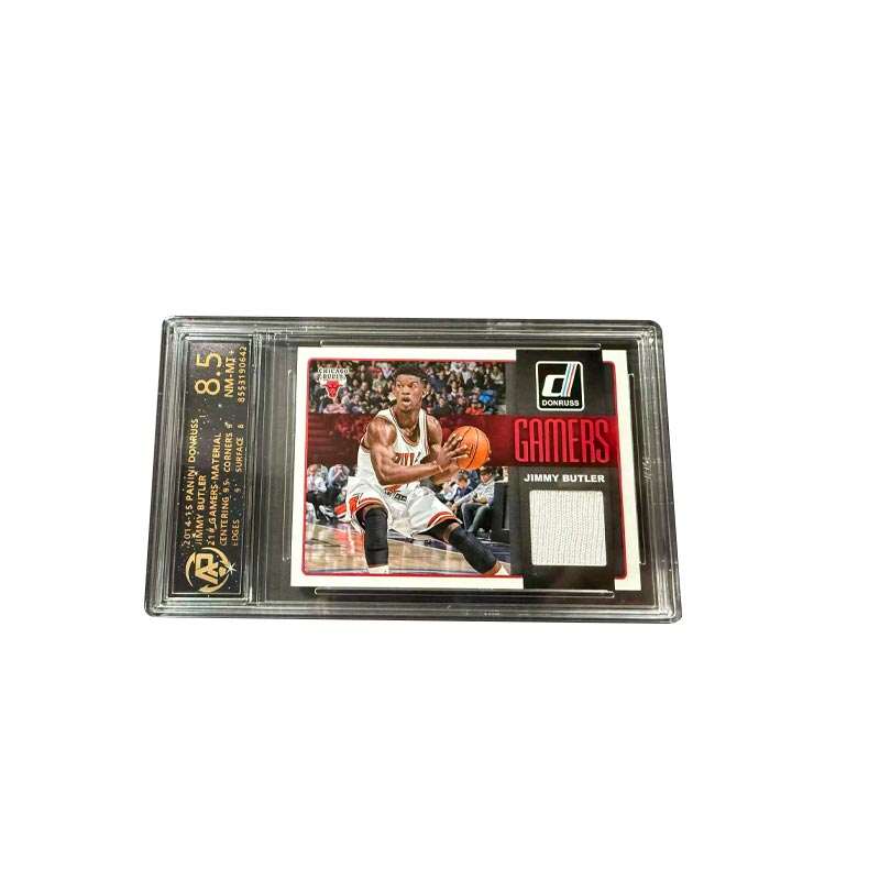PANINI Donruss Bulls, Jimmy, Butler, Autographed Jersey, Material Cut, High Score, Rare Card Graded Cards 1 Pc
