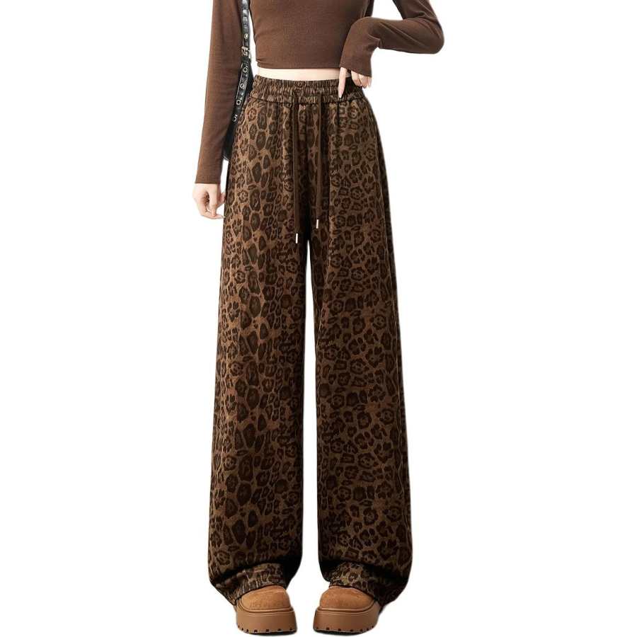 BALENO Casual Pants Women's Thickened Wide Leg Pants