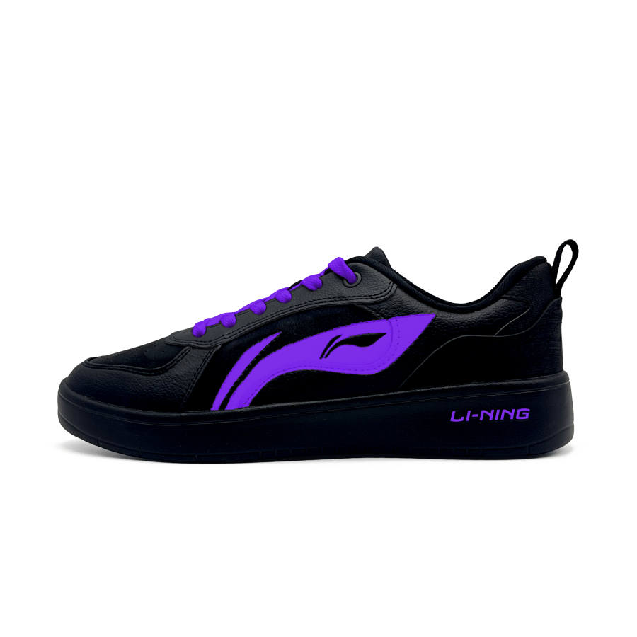 Li-Ning Li Ning Wheat Age Night Alley Purple Flame Height Increasing Abrasion Resistant Breathable Slip Resistant Low top