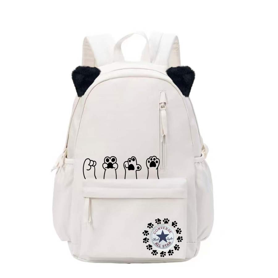 Converse Converse Polyester Corduroy Ball Backpack Medium Unisex White