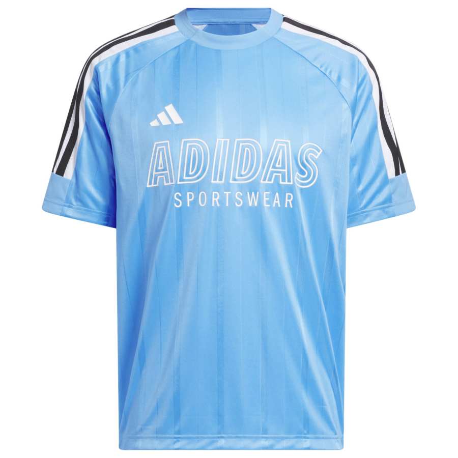 Adidas Adidas T Shirts Men's Blue Crew Neck Moderate