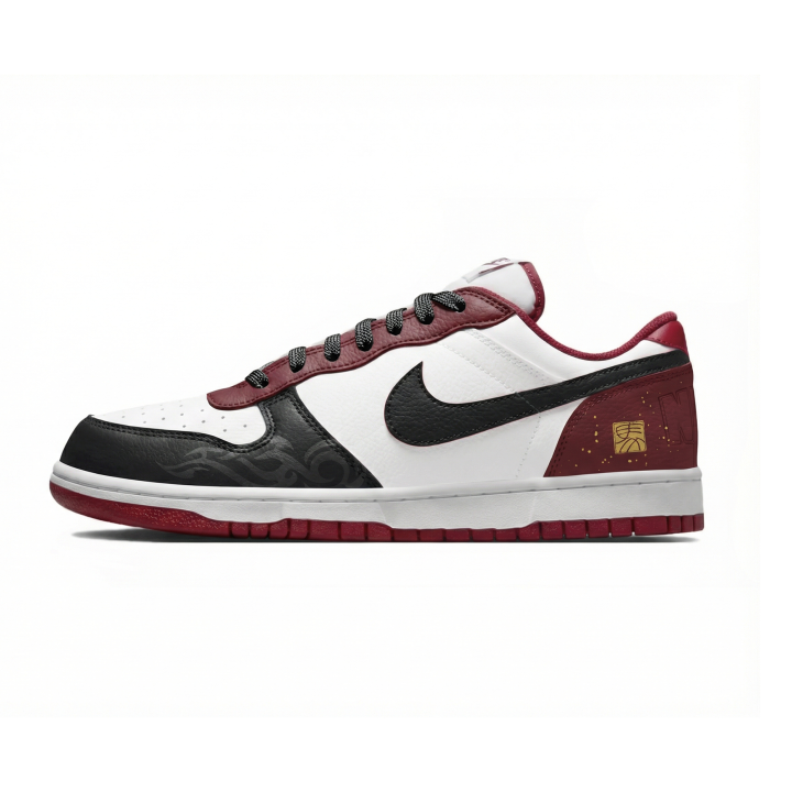Nike Nike Big Lemon Joy Abrasion Resistant Breathable Abrasion Resistant Breathable Low top Skateboard Shoes Men's Black Red