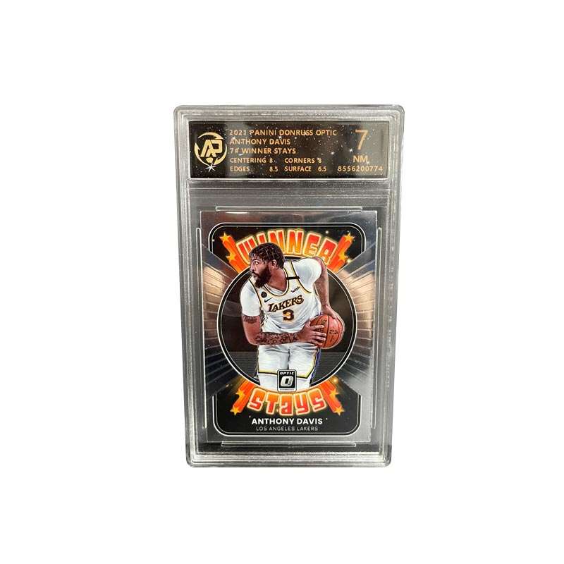 PANINI PANINI Donruss Optic Anthony Davis, Big Man OP Silver Card Graded Cards 1 Pc