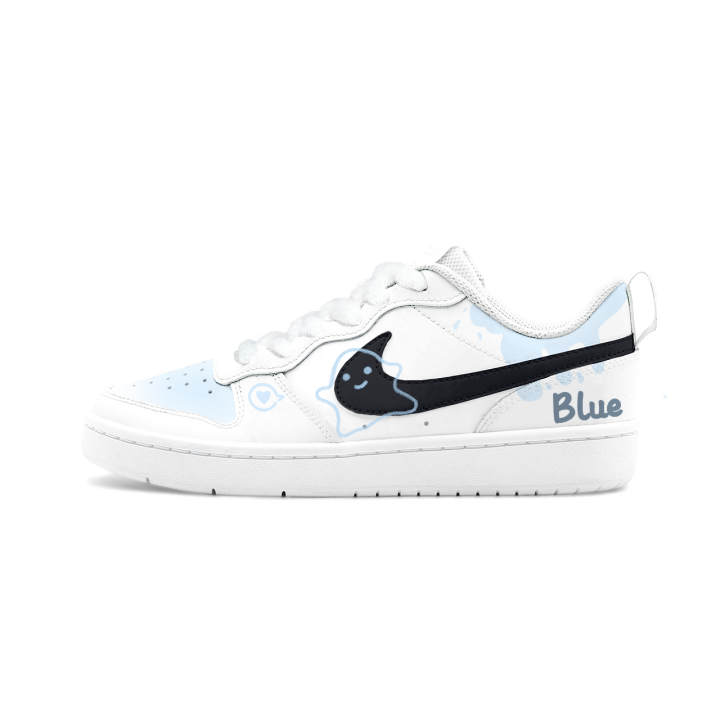 Nike Nike Court Borough Big Fish Manufacturing, Soft And Adorable Cloud Leather Abrasion Resistant Breathable Low top