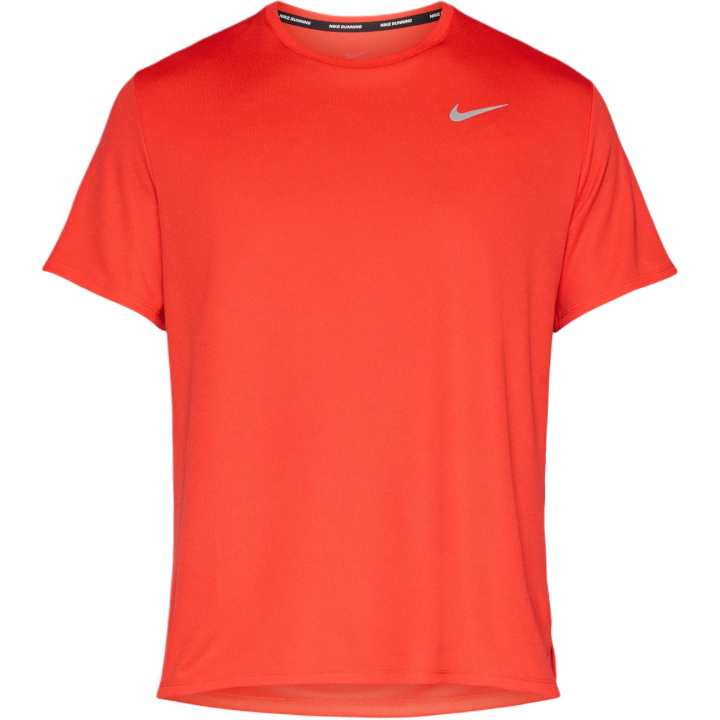 Nike Nike MILER T Shirts Men's Light Red Crew Neck