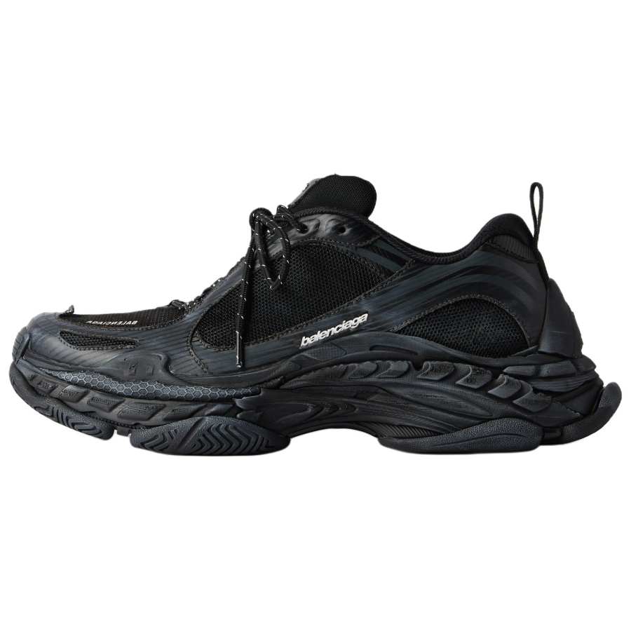 Balenciaga Triple S .2 Low top Chunky Sneakers Men's Black & Dark Gray