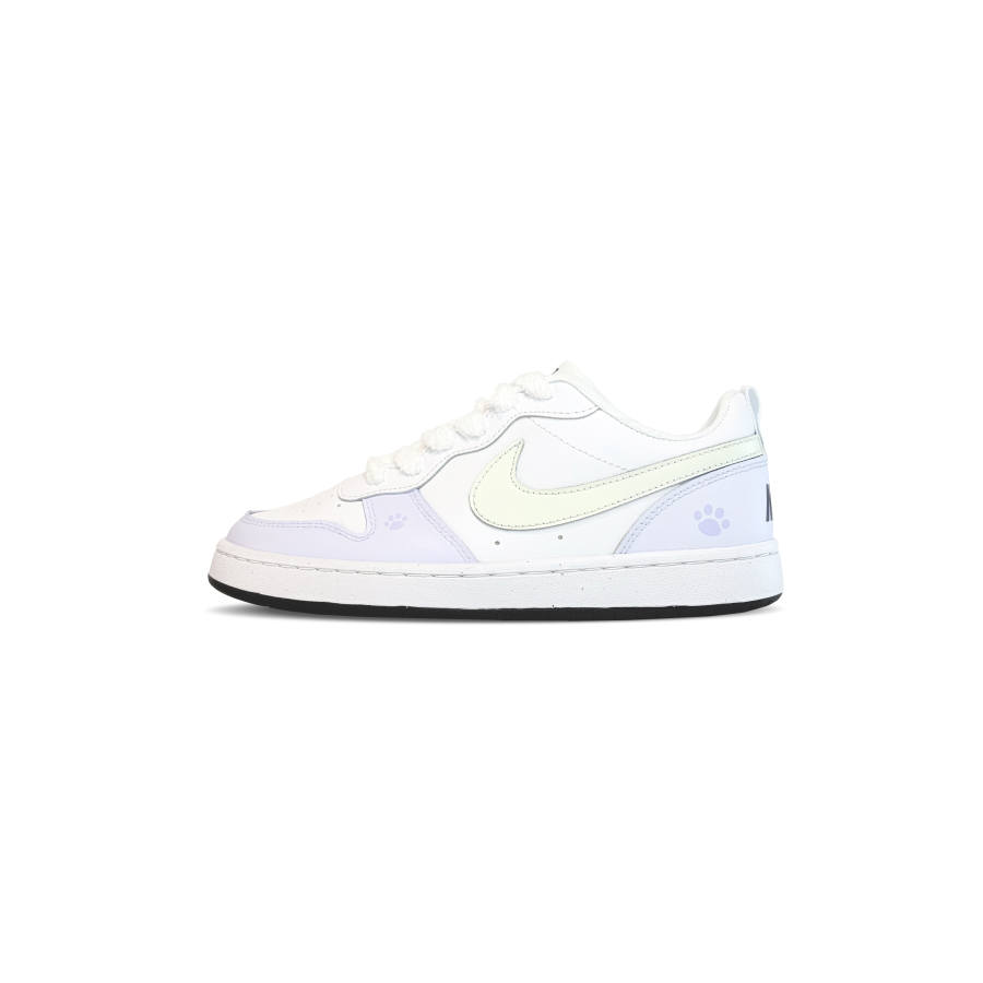Nike Nike Court Borough Taro Paste Cream Synthetic Leather, Leather Abrasion Resistant Breathable