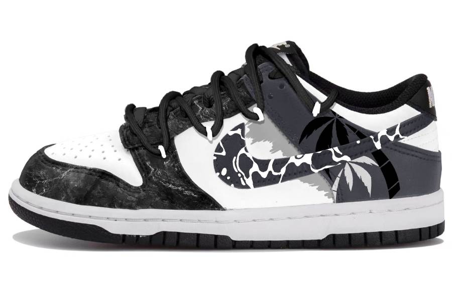 Nike Nike Dunk Low top Skateboard Shoes Black Teenagers