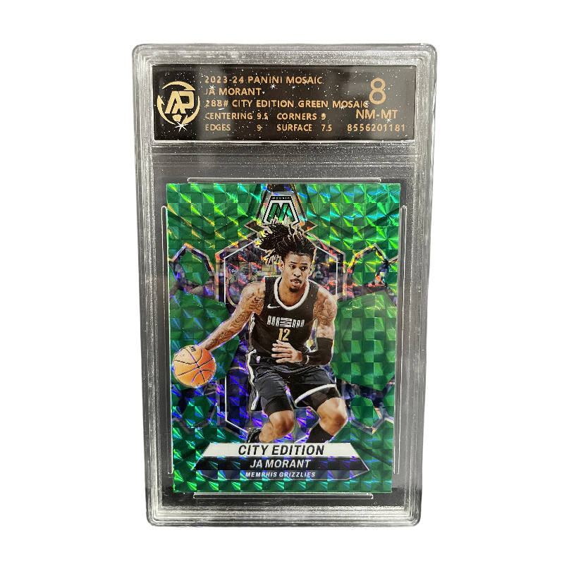 PANINI Mosaic Ja Morant, The Grizzlies' Big Man, Green Mosaics Refringence Graded Cards 1 Pc