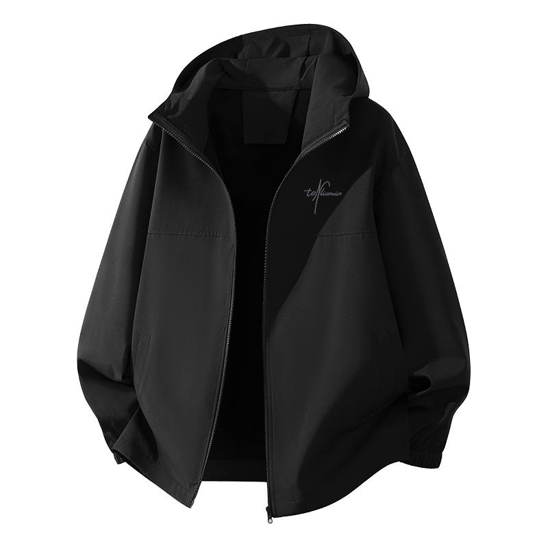 Tonlion Jackets Unisex Hooded Moderate